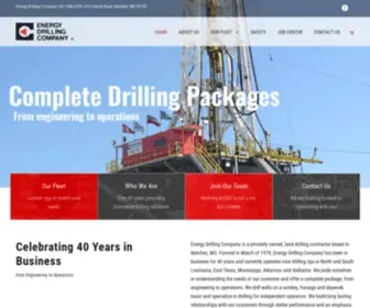 Energydrilling.com(Independent Drilling Contractor) Screenshot