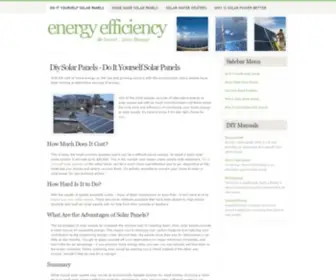 Energyefficiency.org(Diy Solar Panels) Screenshot