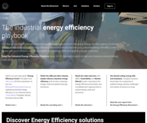 Energyefficiencymovement.com(Energy Efficiency Movement) Screenshot