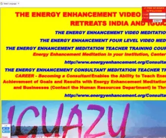Energyenhancement.org(The Energy Enhancement Meditation Course to Remove Energy Blockages by Video) Screenshot