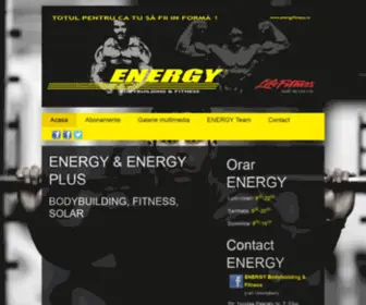 Energyfitness.ro(energyfitness) Screenshot