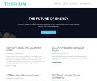 Energyfromthorium.com(Natural nuclear energy) Screenshot