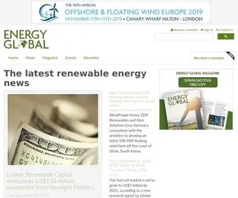 Energyglobal.com(Renewable energy news from the leading energy magazine) Screenshot