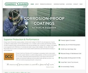 Energyguardusa.com(Corrosion Proof Coatings for HVAC/R Coils and Equipment) Screenshot