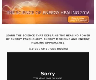 Energyhealingscience.com(The Best Course on the Science of Energy Healing) Screenshot