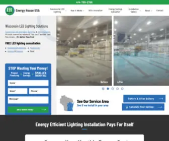 Energyhouseusa.com(LED Lighting Solutions in WI) Screenshot