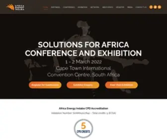 Energyindaba.co.za(Africa Energy Indaba) Screenshot