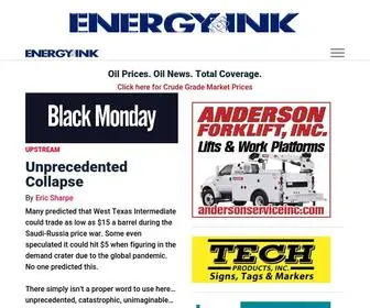 Energyink.us(Energy Ink Magazine) Screenshot