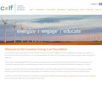 Energylawfoundation.ca(Canadian Energy Law Foundation) Screenshot