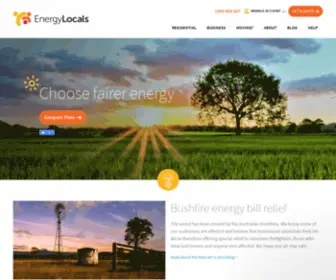 Energylocals.com.au(Energylocals) Screenshot