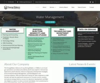 Energymakersag.com(EnergyMakers Advisory Group) Screenshot