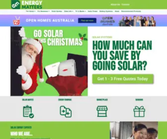 Energymatters.com.au(Award-winning company Energy Matters) Screenshot