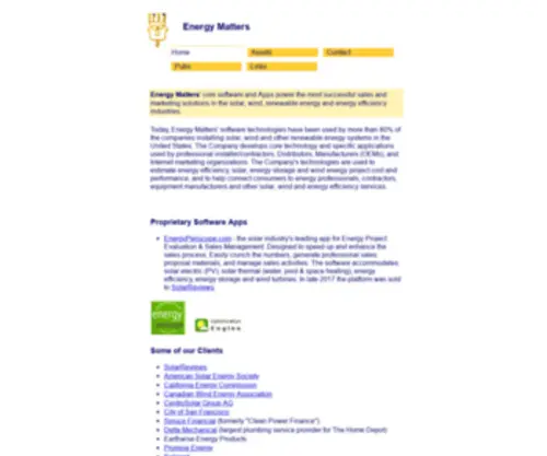 Energymatters.net(Energy Matters) Screenshot