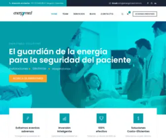 Energymed.com.co(Somos el guardián de la energía para la seguridad del paciente) Screenshot