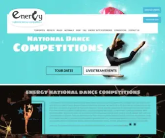 Energyndc.com(Energy National Dance Competition) Screenshot