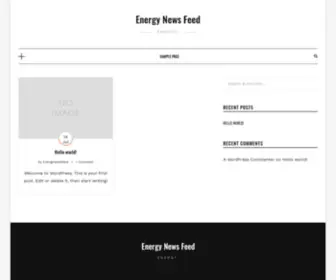 Energynewsfeed.com(Energy News Feed) Screenshot