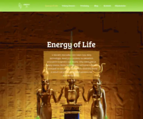 Energyoflife.cz(Energy of Life) Screenshot