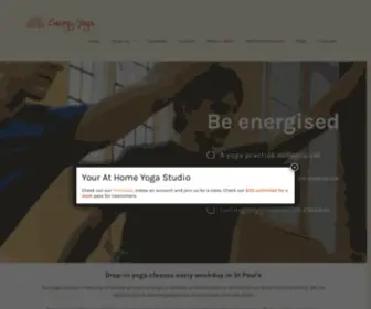 Energyoga.co.uk(Energyoga) Screenshot