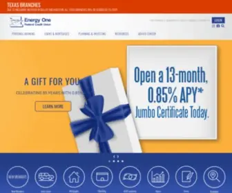 Energyone.org(Energy One Federal Credit Union) Screenshot