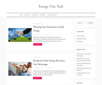 Energyonetech.com(Energy One Tech) Screenshot