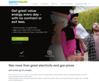 Energyonline.co.nz(Frank energy) Screenshot