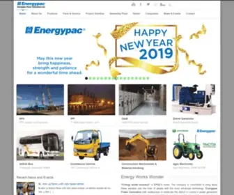 Energypac.com(Energypac Power Generation Ltd) Screenshot