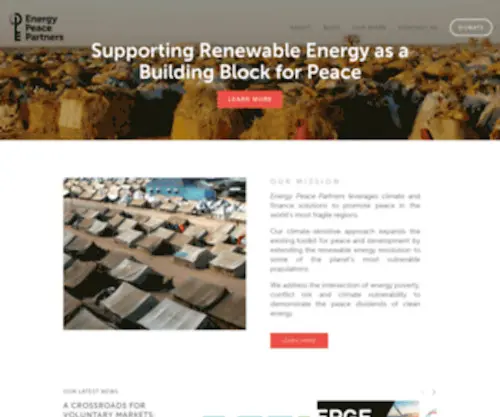 Energypeacepartners.com(Energy Peace Partners) Screenshot