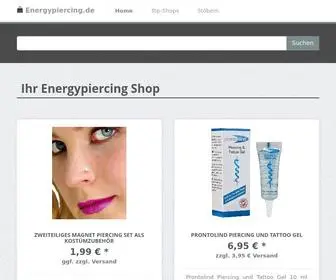 Energypiercing.de(Ihr Energypiercing Shop) Screenshot