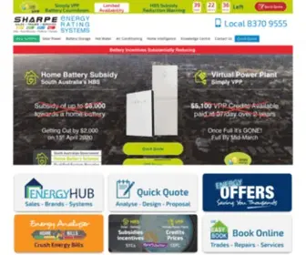 Energyratingsystems.com.au(Energy Hub) Screenshot