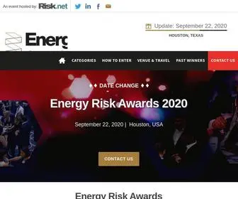 Energyriskawards.com(Energy Risk Awards) Screenshot