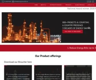 Energysaversindia.com(Energy Savers Manufacturers And Energy Audit Services Providers ES Electronics Pvt Ltd) Screenshot