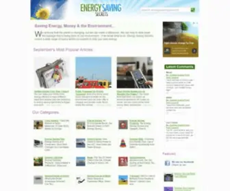 Energysavingsecrets.co.uk(Saving Money and the Environment) Screenshot