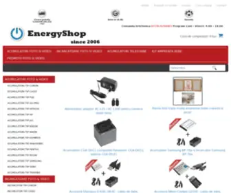 Energyshop.ro(Acumulatori si incarcatoare foto si video) Screenshot