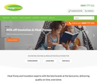 Energysmart.co.nz(Insulation company) Screenshot