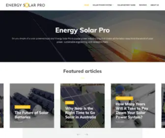 Energysolarpro.com(Energy Solar Pro) Screenshot