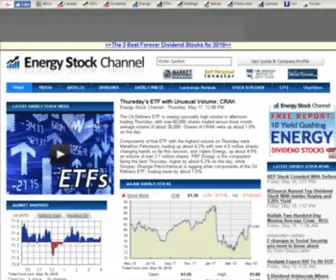 Energystockchannel.com(Energy Stock Channel) Screenshot