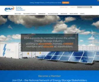 Energystorage.org(The US Energy Storage Association is the leading national voice) Screenshot
