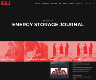 Energystoragejournal.com(Energy Storage Journal) Screenshot