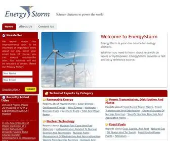 Energystorm.us(Energy Citations) Screenshot