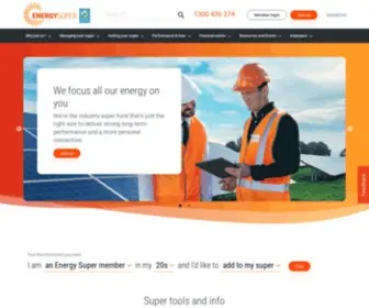 Energysuper.com.au(Energy Super) Screenshot