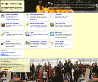 Energyteachers.org(The network for educators interested in energy production and use) Screenshot