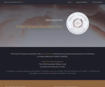 Energytherapiesassociation.org(Energy Therapies Association) Screenshot