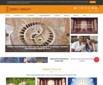 Energytherapy.biz(Learn Energy Medicine Online) Screenshot