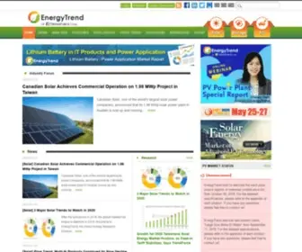Energytrend.com(Energytrend) Screenshot