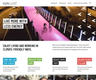 Energywise.govt.nz(Being more energy efficient) Screenshot