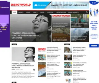 EnergyWorld.co.id(Energy World Indonesia Home) Screenshot