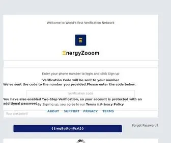 Energyzooom.com(EnergyZooom Web) Screenshot