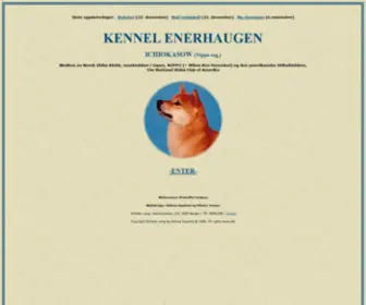 Enerhaugen.net(Kennel Enerhaugen) Screenshot