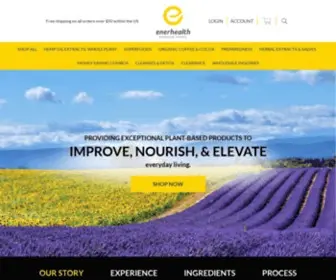 Enerhealthbotanicals.com(Highest quality functional foods and alternative remedies) Screenshot