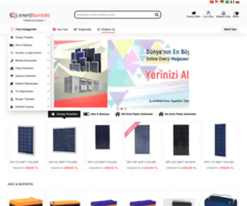 Enerjiburada.com(Türkiye'nin) Screenshot